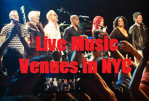 Live music venues in NYC