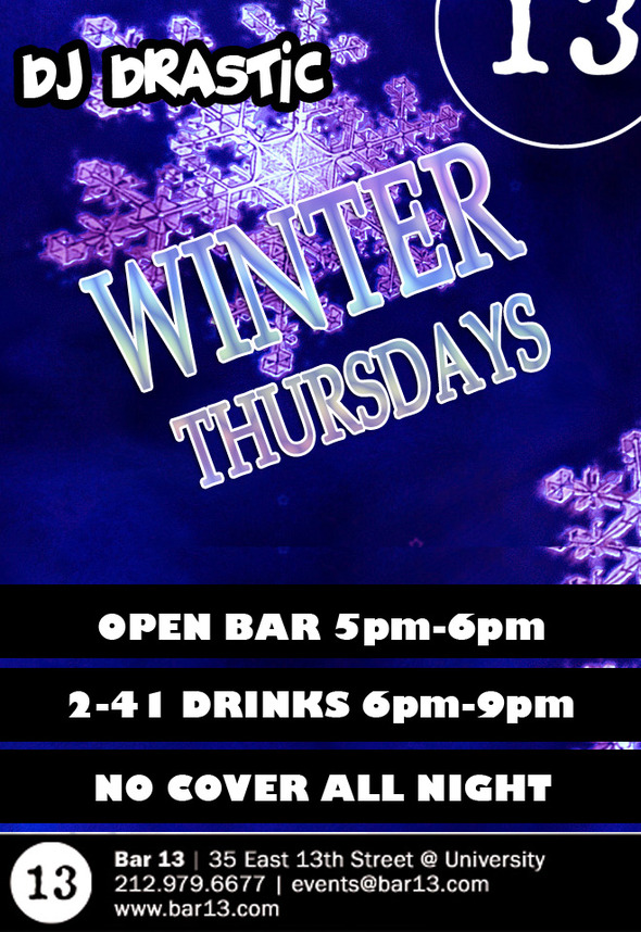 bar13_winterthursdays Winter Thursdays at Bar 13