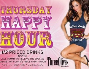Thursday Happy Hour at Calico Jack's