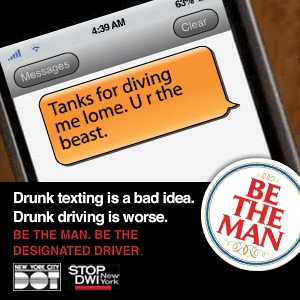 Stop DWI. Don't drink and drive