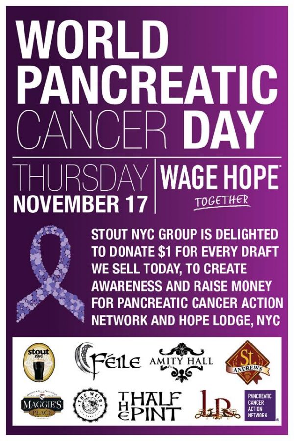 World Pancreatic Cancer Day Murphguide Nyc Bar Guide