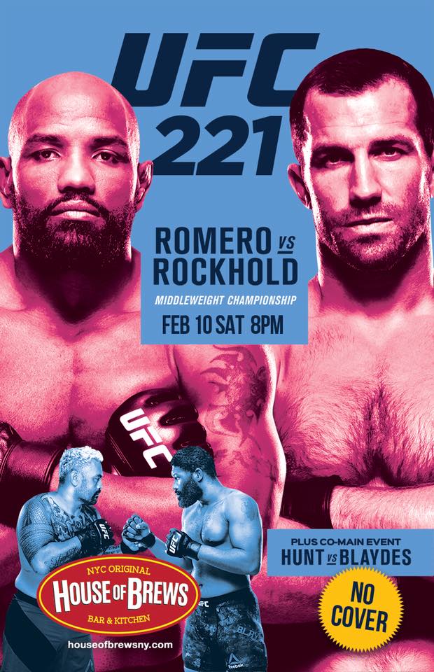UFC 221 Where to Watch in NYC MurphGuide NYC Bar Guide