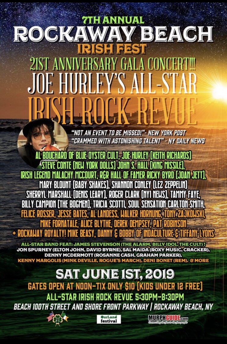 Joe Hurley's AllStar Rock & Roll Revue at Rockaway Irish Festival