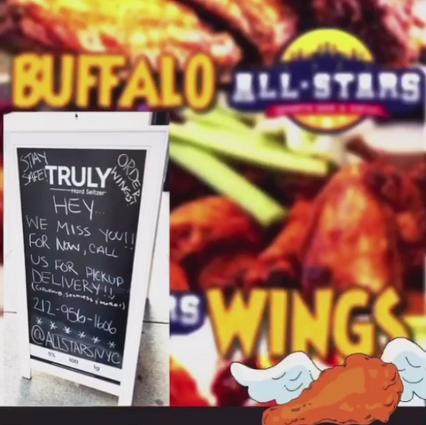 All-Stars Bar & Grill Buffalo Wings