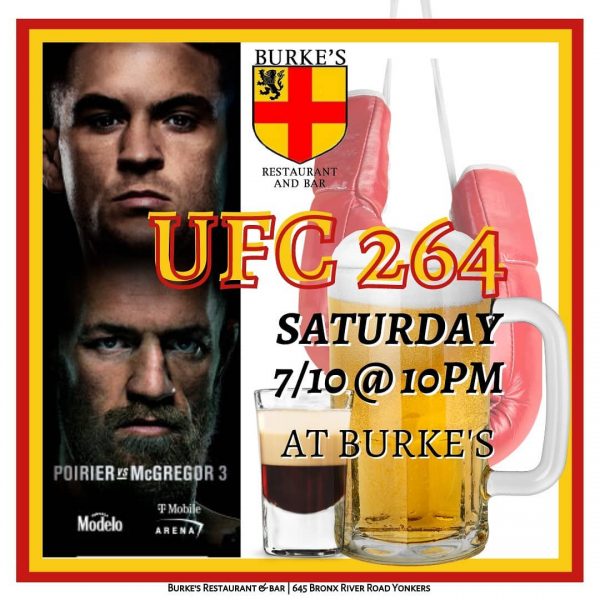 UFC 264 at Burke's