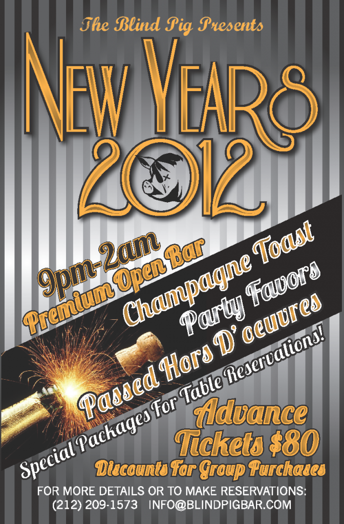 New Year's Eve at Blind Pig