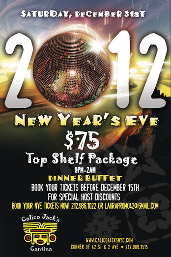 New Year's Eve at Calico Jack's