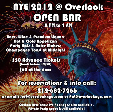New Year's Eve 2012 at Overlook