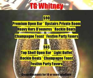 New Year's Eve at T.G. Whitney's