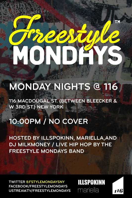 Freestyle Mondays at 116
