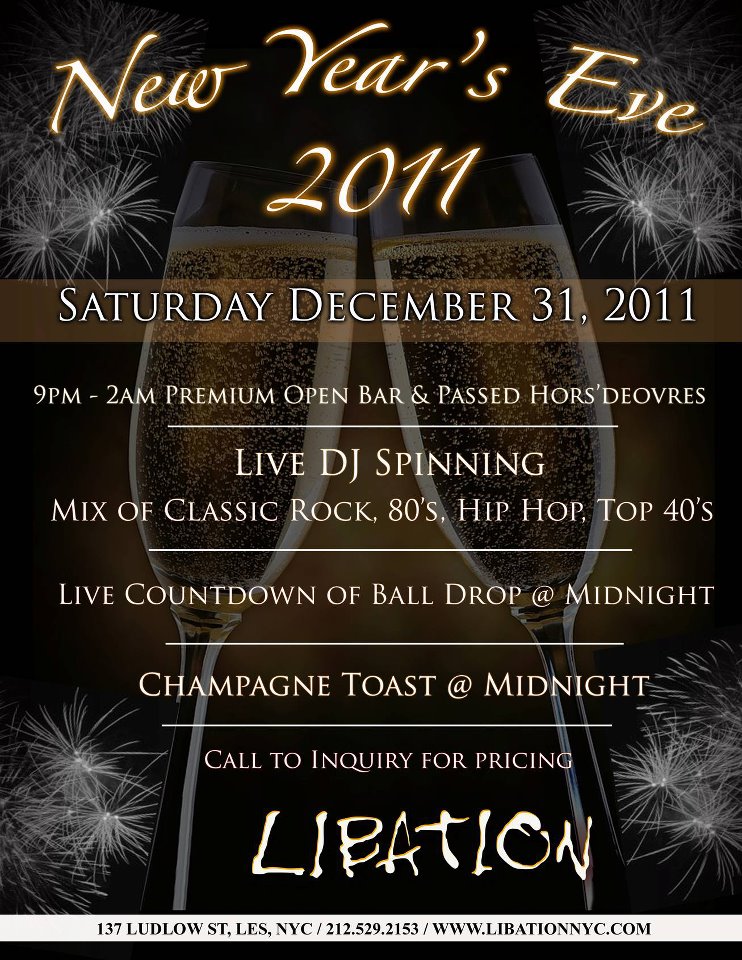 New Year's Eve at Liabtion