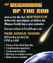 David Shapiro's New Year's Eve party