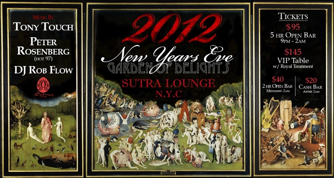 New Year's Eve at Sutra NYC