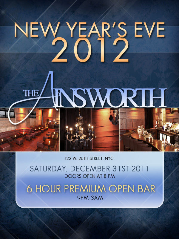 New Year's Eve at The Ainsworth