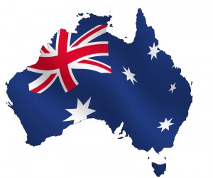 Australia as a flag