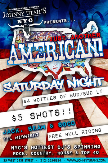 Just Another American Saturday Night at Johnny Utah's