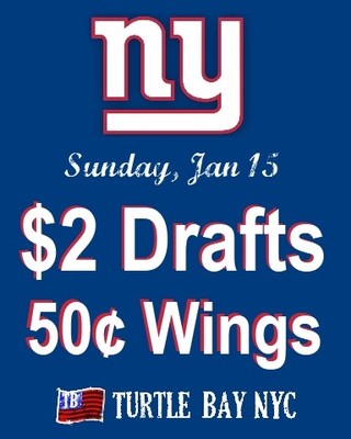 Giants Game Watch party at Turtle Bay