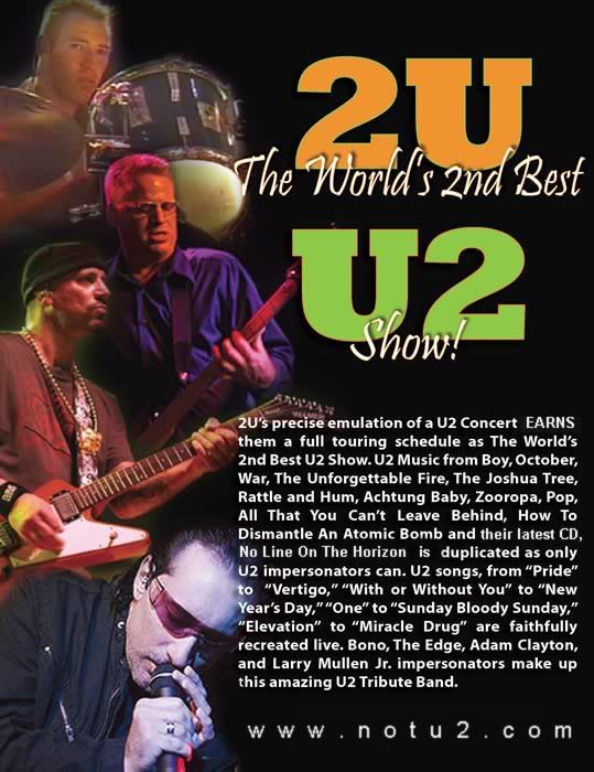 2U - The World's Second Best U2 Show