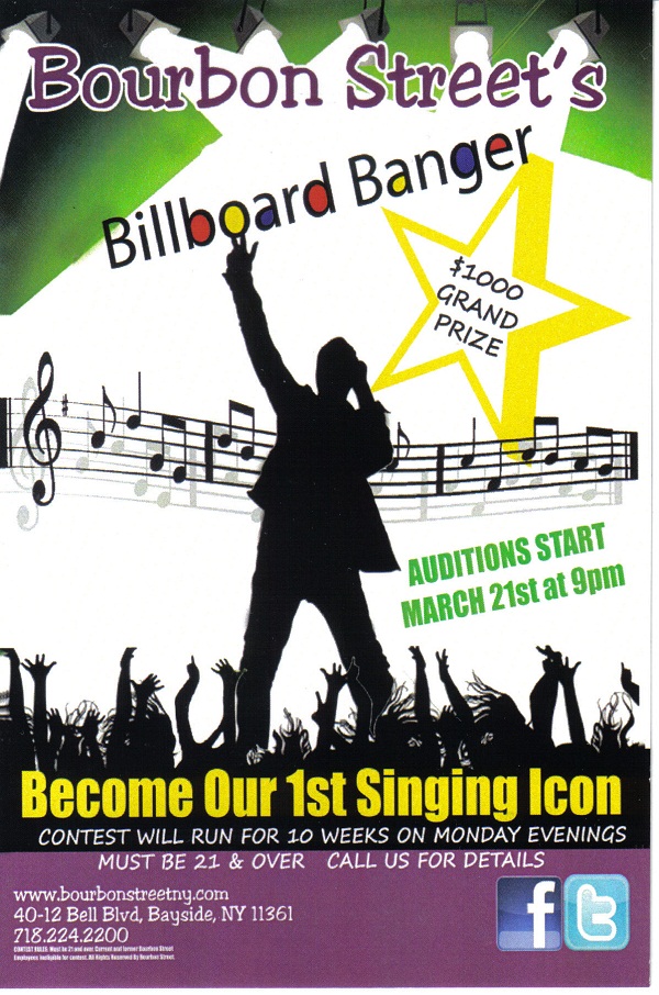 Karaoke contest at Bourbon Street Bayside