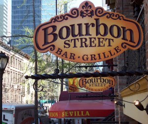 Bourbon Street on Restaurant Row