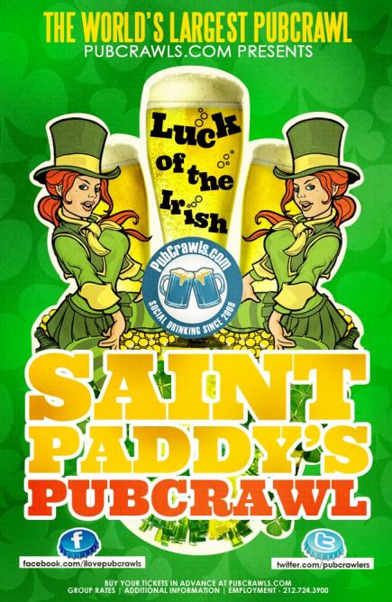 St. Patrick's Happy Hour Pub Crawl