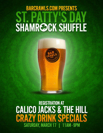 St. Patrick's Day Bar Crawl NYC - Shamrock Shuffle