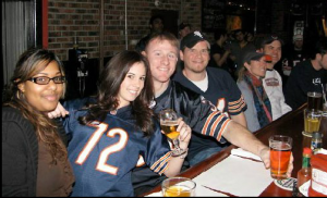 Chicago Bears fans NYC