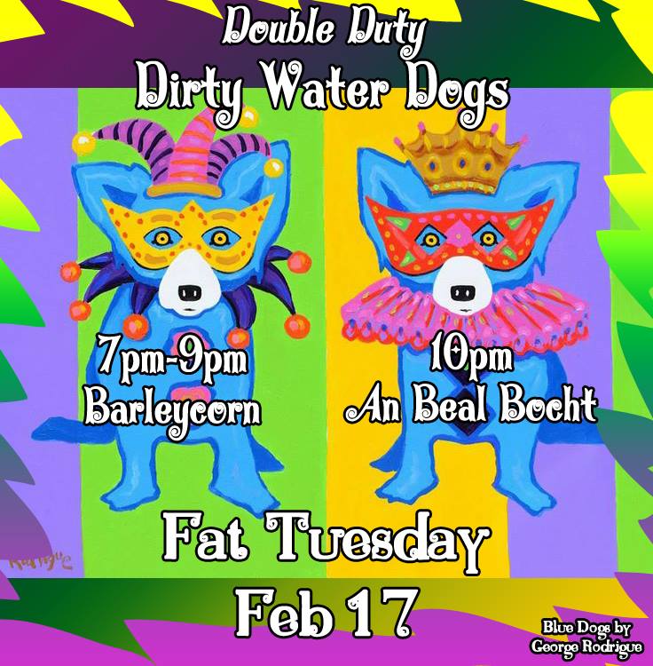 Mardi Gras with The Dirty Water Dogs MurphGuide NYC Bar Guide