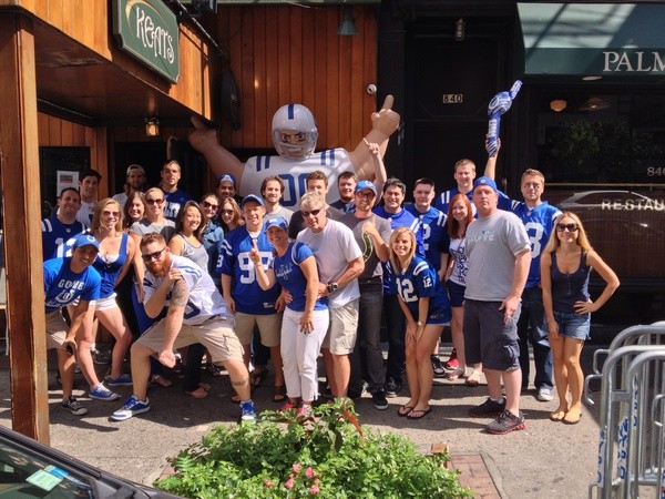 Indianapolis Colts Fans in NYC