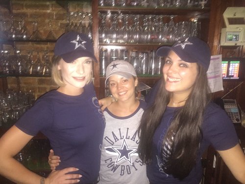 Dallas Cowboys Fans at The Playwright NYC