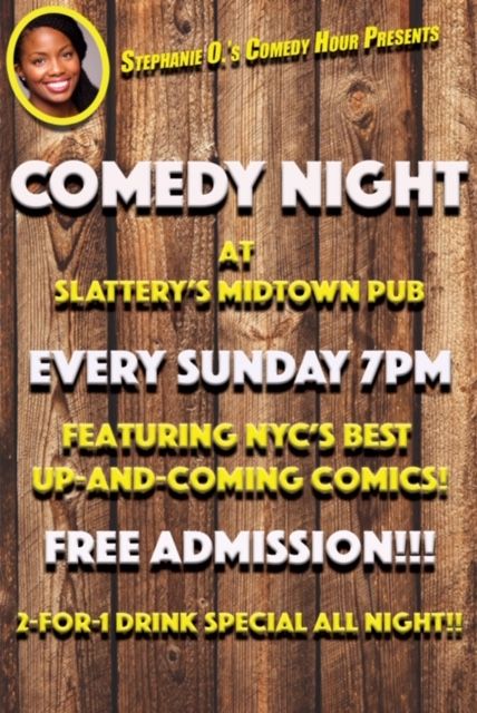 Comedy Sundays at Slattery's