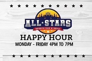 Happy Hour at All-Stars Bar & Grill
