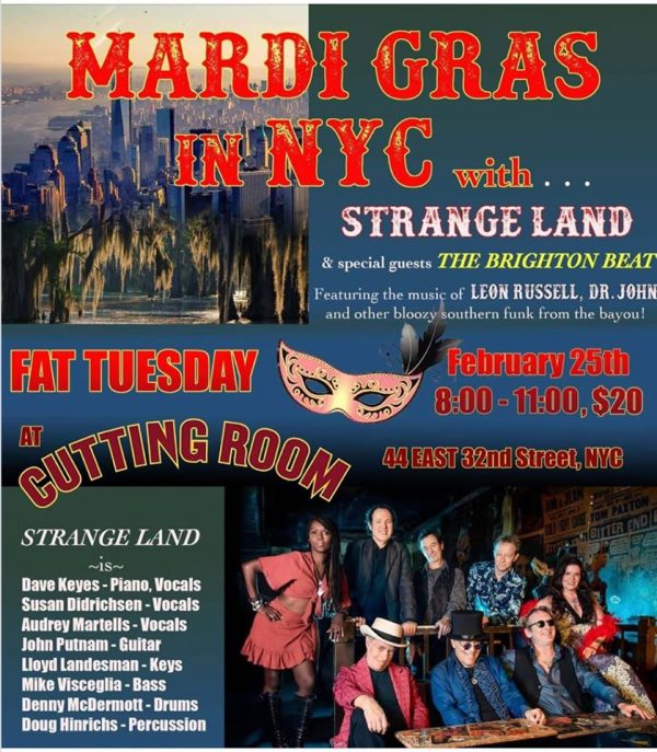 Mardi Gras at The  Cutting Room