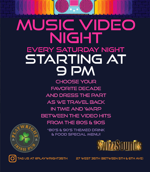 80's vs 90's Music Video Night