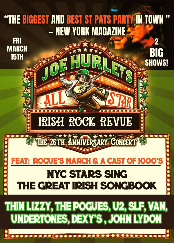 Joe Hurley's All-Star Irish Rock Revue 2024